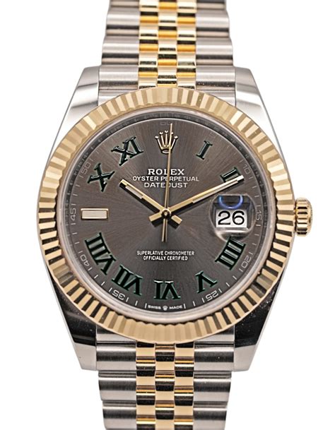 rolex date yellow dial|two tone Rolex datejust 41mm.